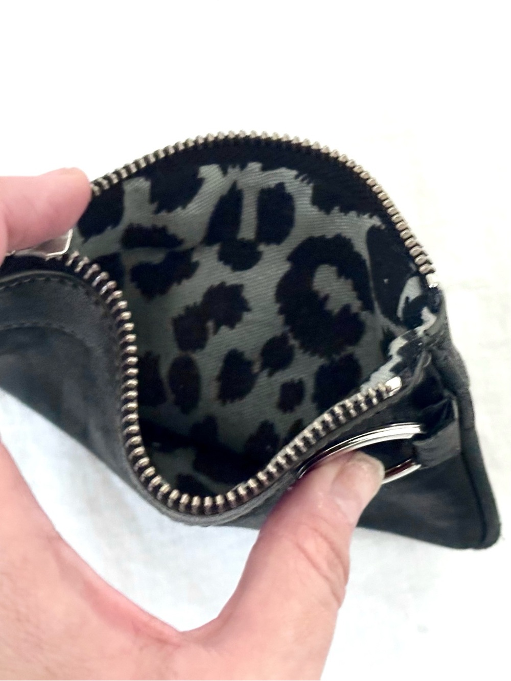 Betsey Johnson Vintage Leather Studded Coin Purse in Black - Picture 4 of 9
